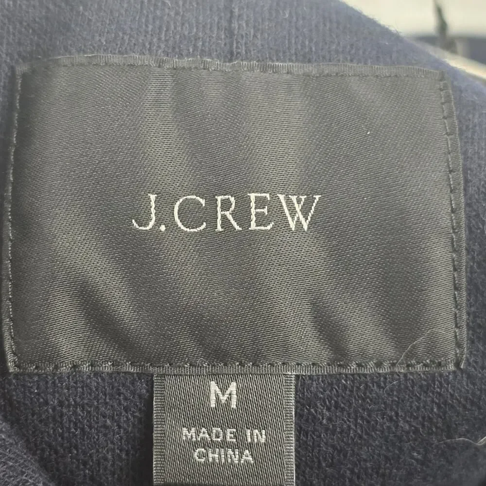 J.Crew Blazer Navy Blue jacket Sasual knit Medium 38 suit Wool Sport Coat NWT‎